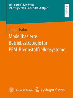 cover image of Modellbasierte Betriebsstrategie für PEM-Brennstoffzellensysteme